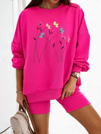 Bluza kwiatki róż