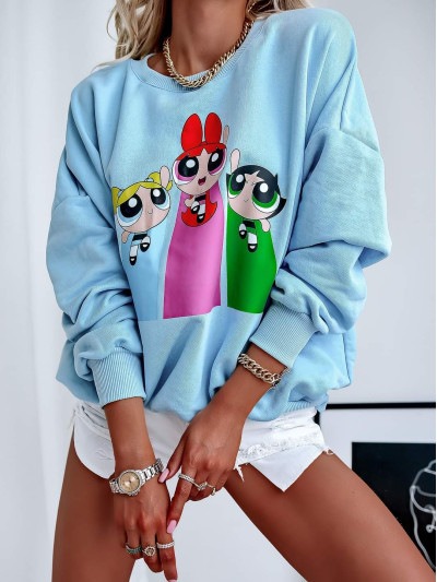 Bluza atomówki baby blue