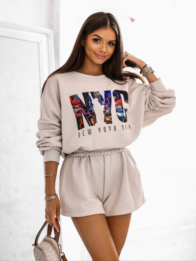 Bluza New York beż